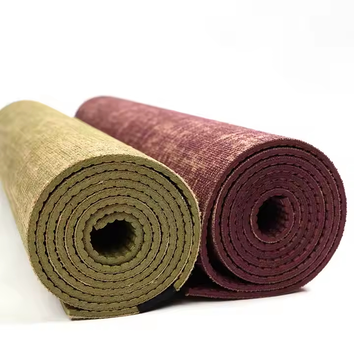 Eco-Friendly Fitness Pilate Customized Logo Hot Selling Jute Yoga Mat