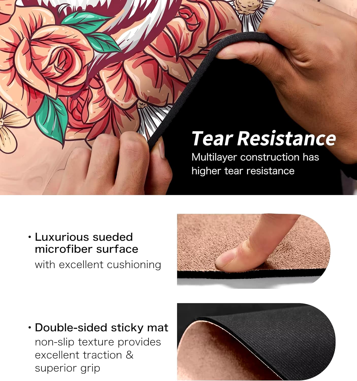 Anti-slip Eco Friendly Suede Rubber Yoga Mat Anti-slip Eco Friendly Suede Rubber Yoga Mat