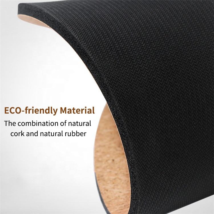 Eco-Friendly Recycled Cork Natural Rubber Yoga Mat