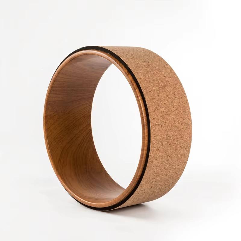 Cork Yoga Wheel - Back Pain Relief & Spinal Stretcher