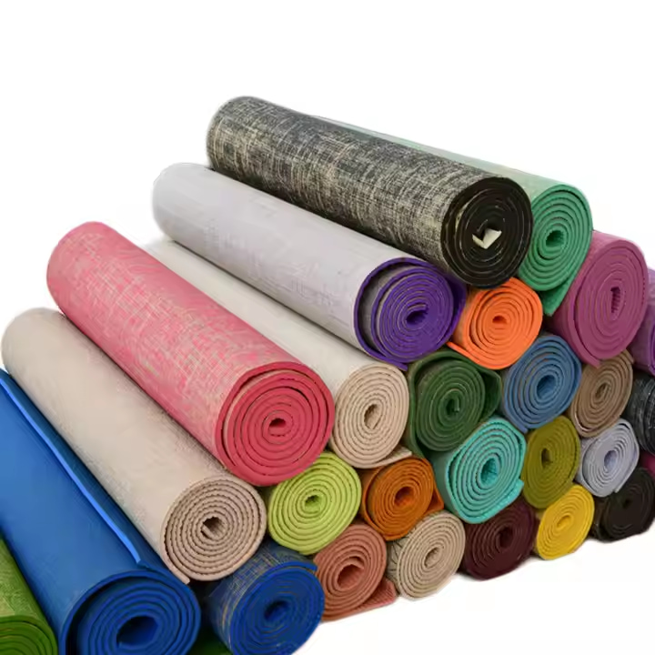 Jute and natural rubber yoga mat — eco-friendly B2B yoga mat wholesale